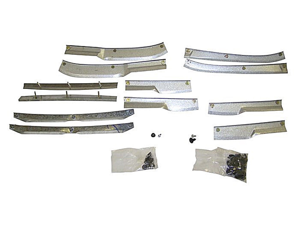 27 Lastarts Rapidfire + バインディング Front and Rear Fender Flare Retainer Kit for 84-96 Jeep Cherokee XJ