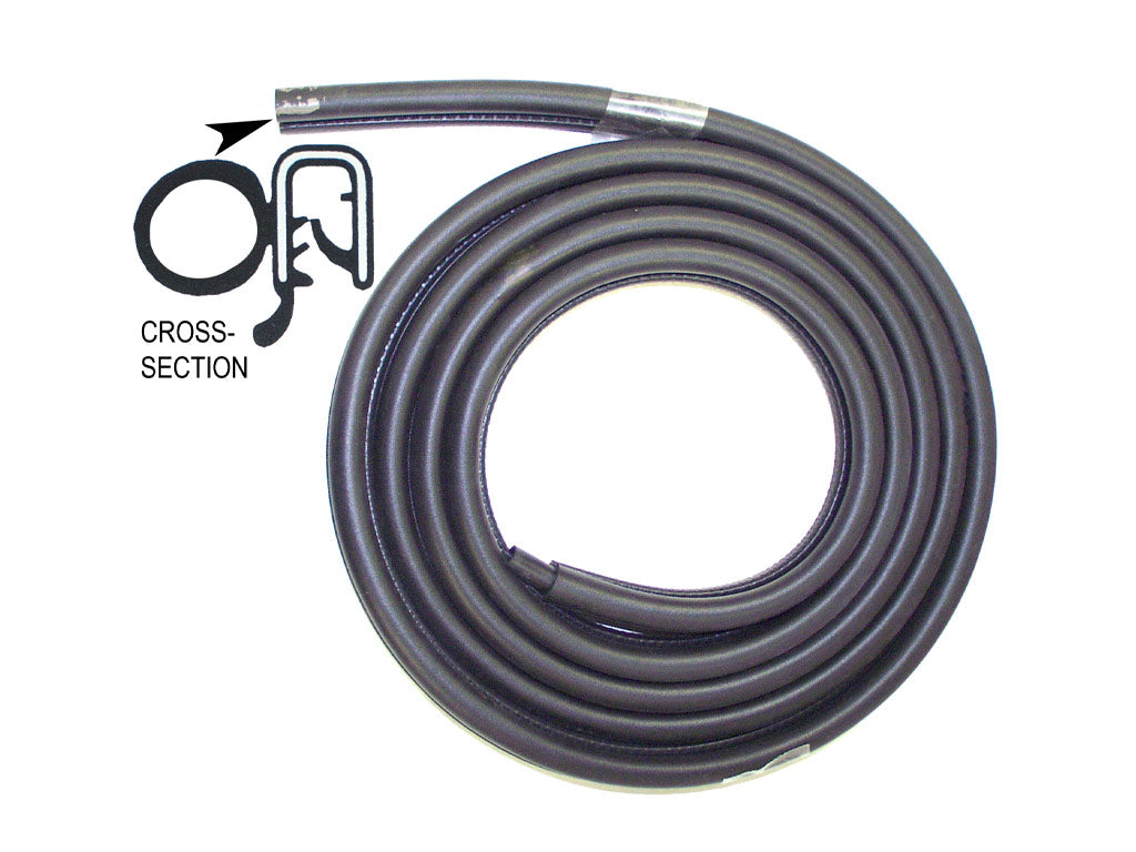 Front or Rear Door Weatherstrip for 84-96 Jeep Cherokee XJ - Cut to Fi