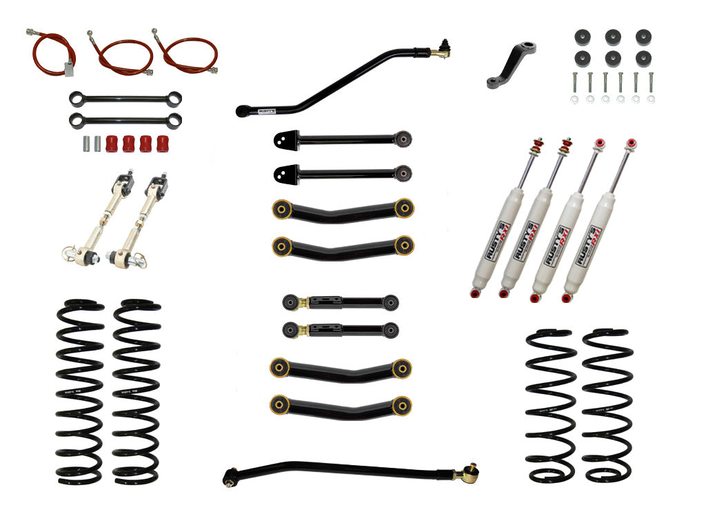 JK ラングラー Rough Country ボールジョイント 左右上下セット ROUGH COUNTRY] 交換用 ボールジョイント 4個 DANA30・DANA44に適合