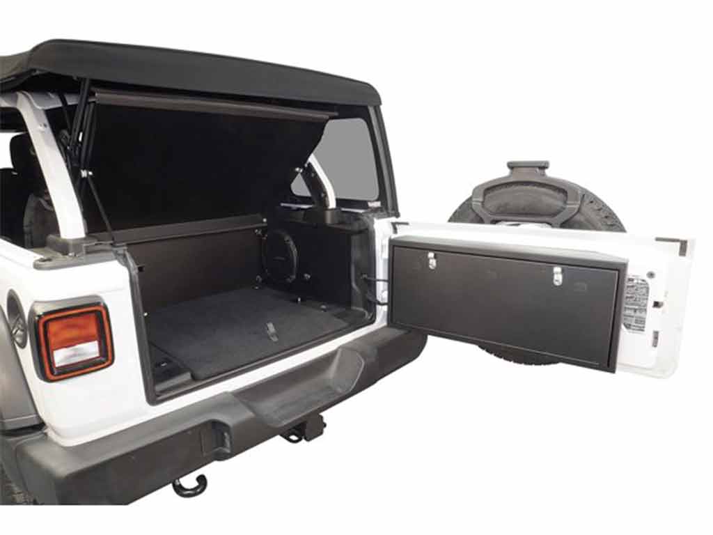 Tuffy Deluxe Cargo Area Security Enclosure - Jeep JL Wrangler w/ OEM S