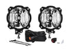 KC Hilites 6 in Pro6 Gravity LED - Infinity Ring - 2-Light System - 20W Spot Beam