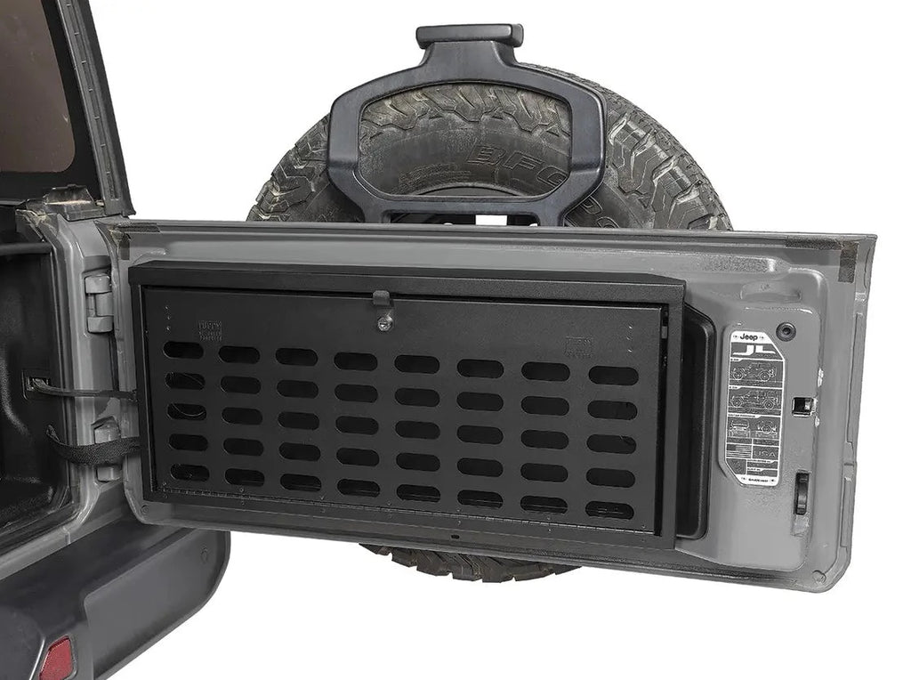 Tuffy Tailgate Security Lock Box - Molle Panel - '18-Current JL Wrangl