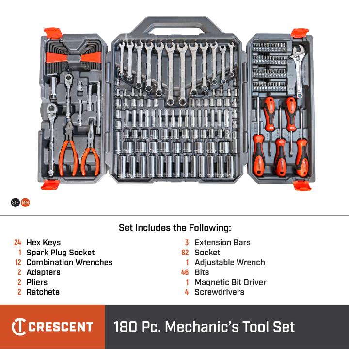 Crescent 180 Piece 1/4