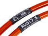 Rusty's Off Road Products - Rusty's Brake Hoses - Stainless Steel Front and Rear Set - JK Wrangler
