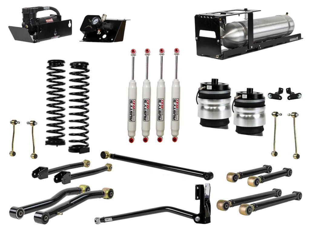 Rusty's JT Gladiator 4" Overland Advanced Kit with Rear Air Bags