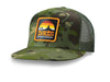 Dirt Co. "Desert Sunset" Snap Back Hat (Camo/Army Green)