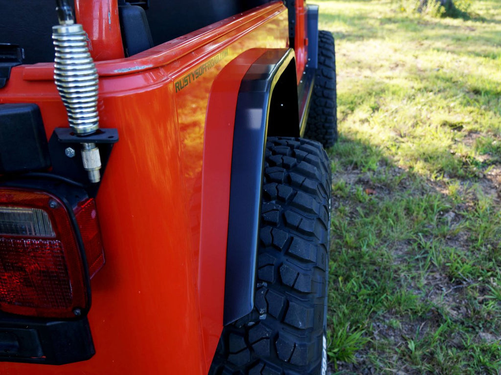 4Pcs Front & Rear Fender Flare Deletes Kit Mud Guards For Jeep Wrangler 4Pcs Front & Rear Fender Flare Deletes Kit Mud Guards For Jeep Wrangler