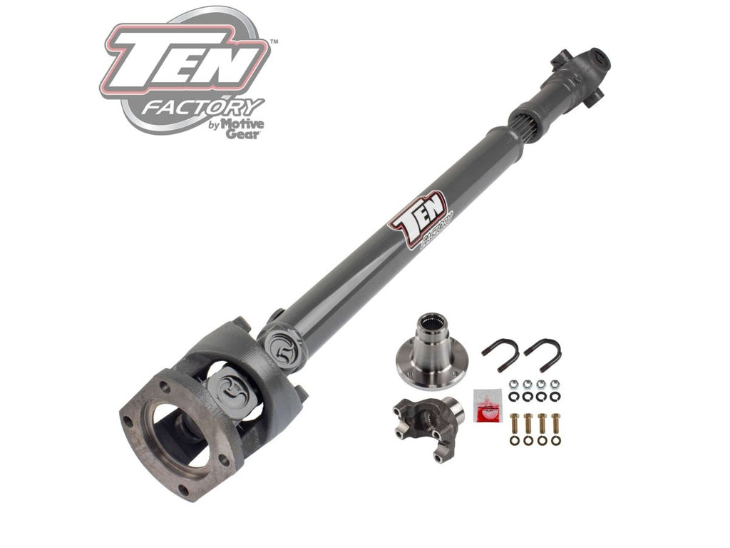 TEN Factory JK Front Driveshaft Kit - 1350 U-Joint Driveshaft