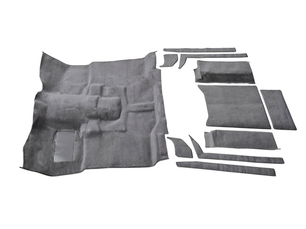 Auto Custom Carpet Complete Replacement Kit with Mass Backing for '76-'86 Jeep CJ-7