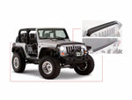 Bushwacker Trail Armor Hood and Tailgate Protector for '07-'18 JK Wrangler 4 Door- Textured Black