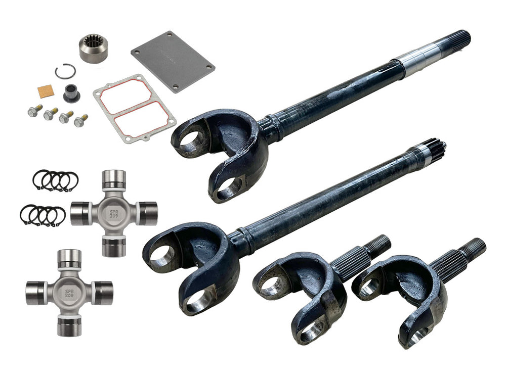 Revolution Gear Discovery Series 2018+ Wrangler JL and JT Dana 44/M210 Wide-Track Chromoly Front Axle Kit with FAD