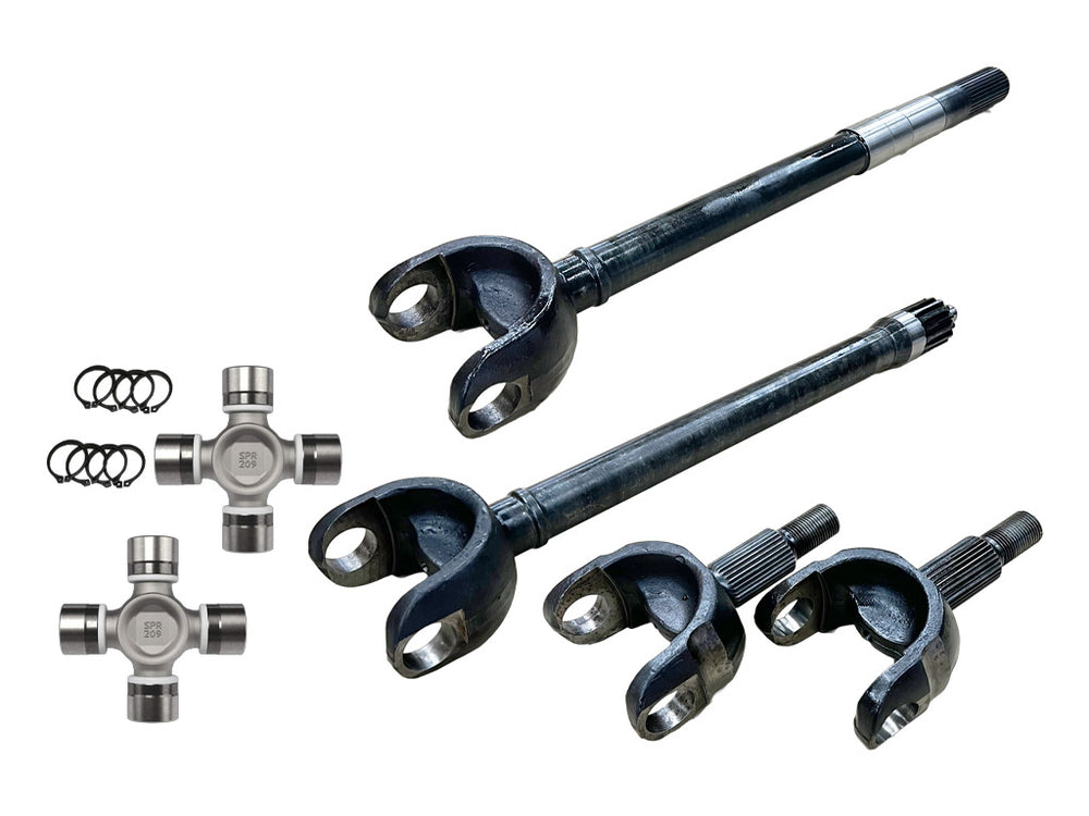 Revolution Gear 2018+ Wrangler JL and JT Dana 44/M210 Wide-Track Chromoly Front Axle Kit