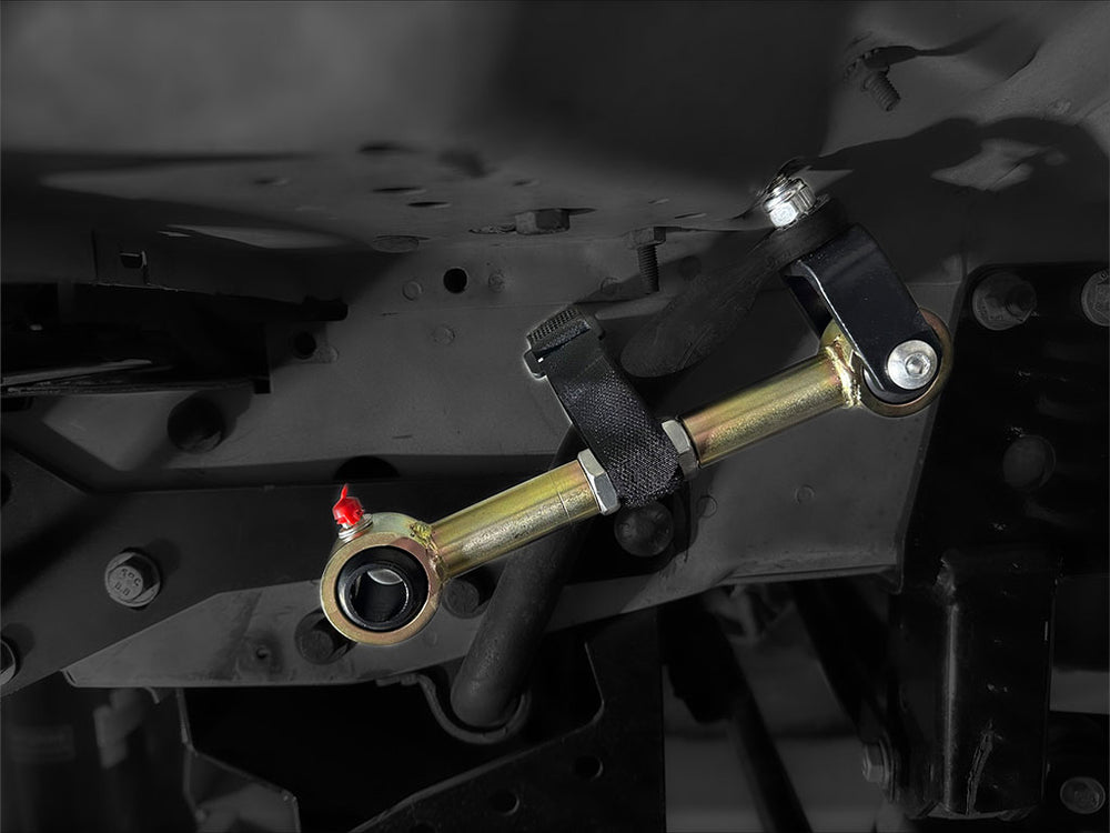 Rusty’s Jeep XJ, MJ, TJ, LJ, ZJ Front Sway Bar Quick Disconnects | Heavy Duty Adjustable Links