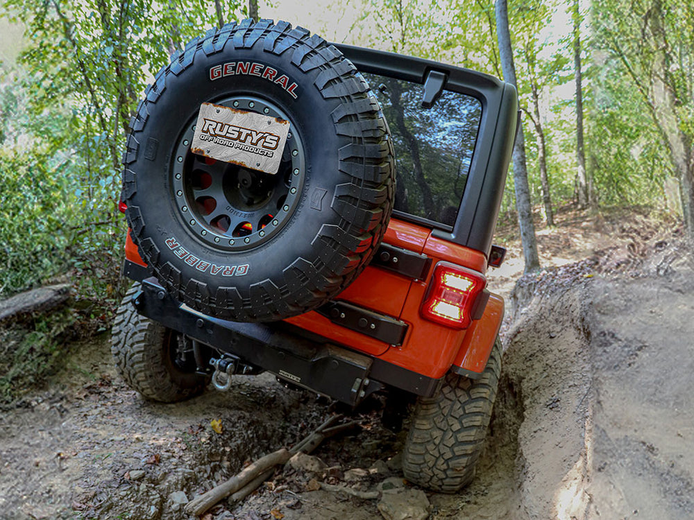 Rusty's Tire Carrier - 2018 and Later JL Wrangler