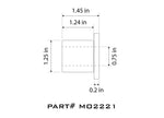 Bushing Half MO2221
