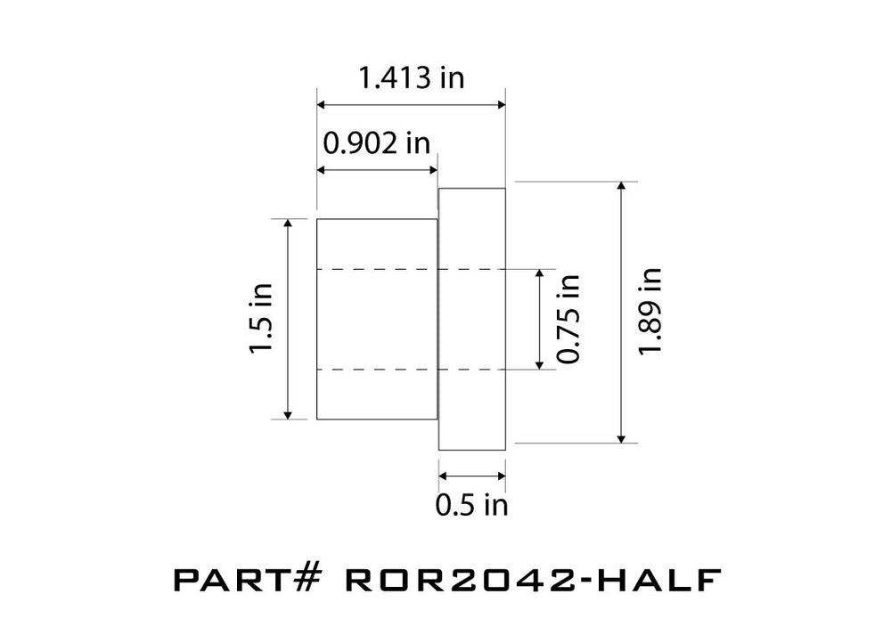 Bushing Half ROR2042