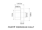 Bushing Half ROR2042