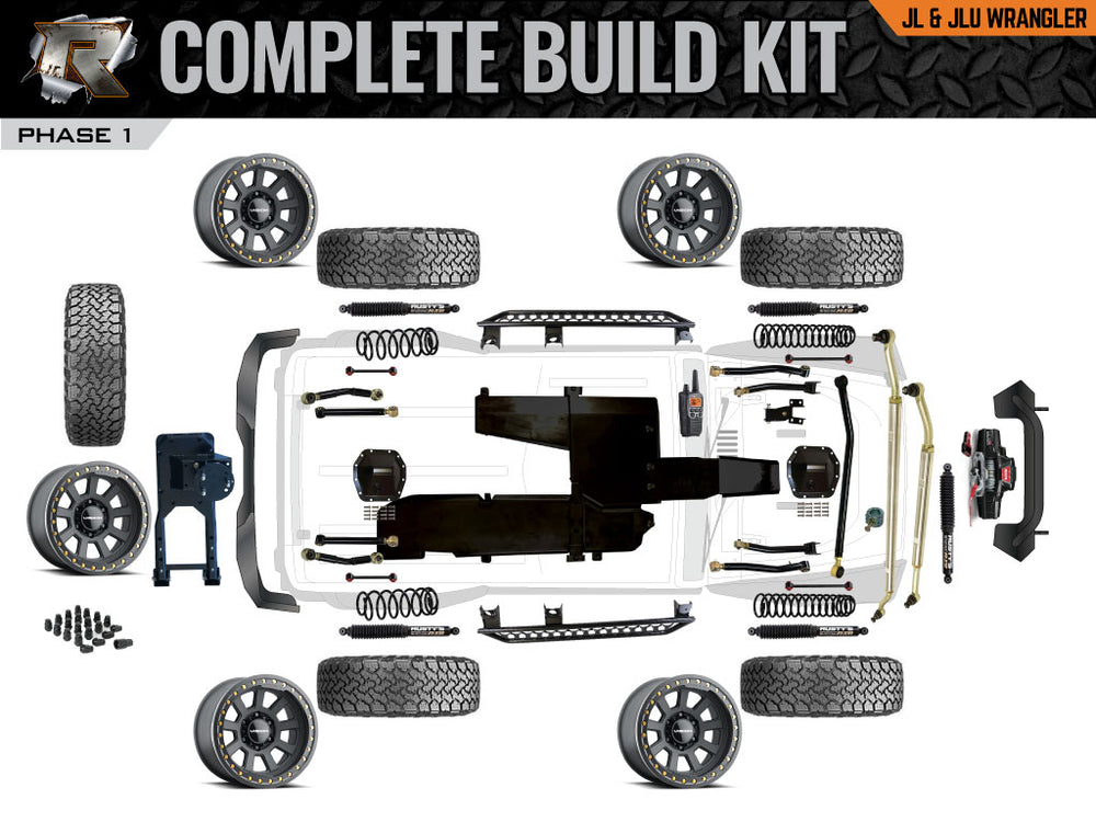 Jumbles Kit Complete Package - Jeep Wrangler JL/JLU