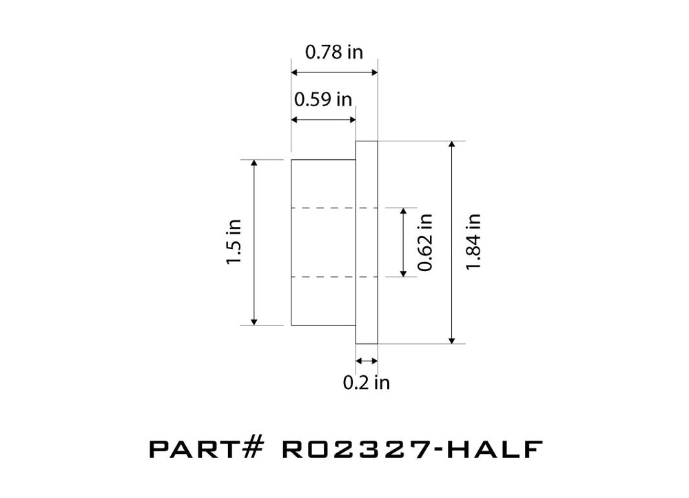 Bushing Half R02327