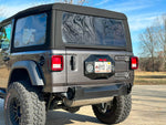 Rusty's Spare Tire Delete / License Plate Mount with Backup Light Provisions - JL Wrangler