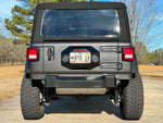 Rusty's Spare Tire Delete / License Plate Mount with Backup Light Provisions - JL Wrangler