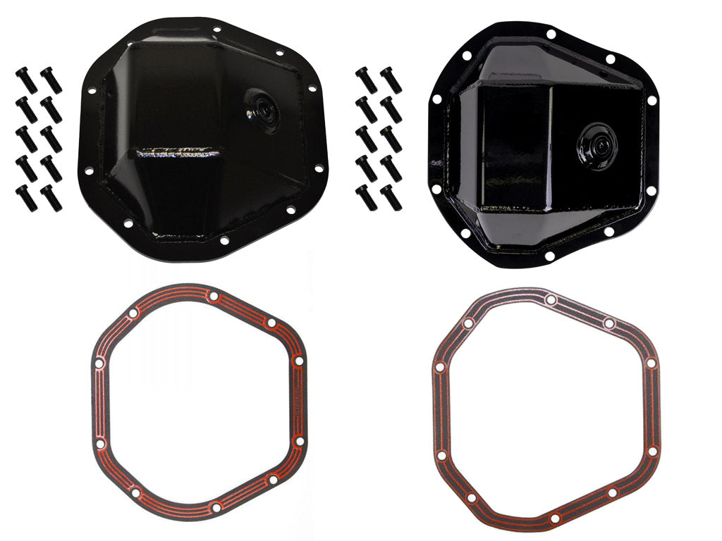 Rusty's Dana 44 Front / Dana 60 Rear Diff Covers + Lube Locker Gaskets Package