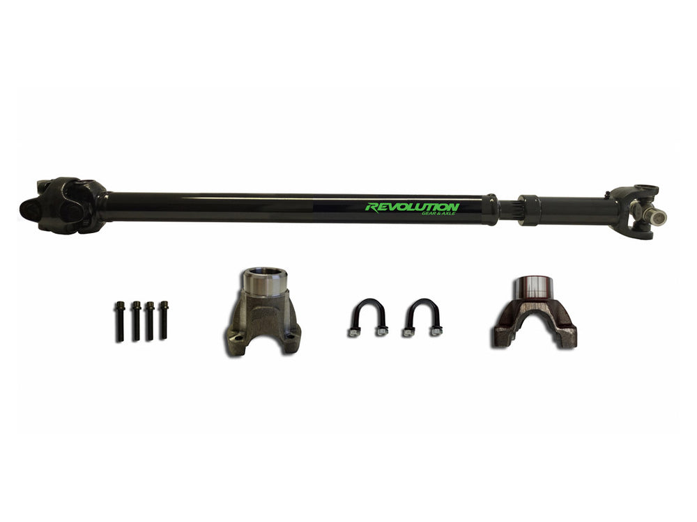 Revolution Gear 2007-18 Jeep JK Front 1310 CV Driveshaft 2 or 4 Door with Pinion Yoke