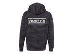 Rusty's Charcoal Camo Patch Logo Pullover Hoodie