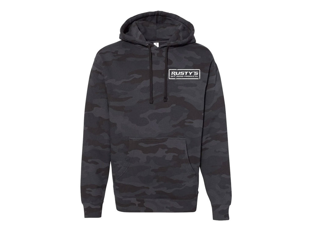 Rusty's Charcoal Camo Patch Logo Pullover Hoodie