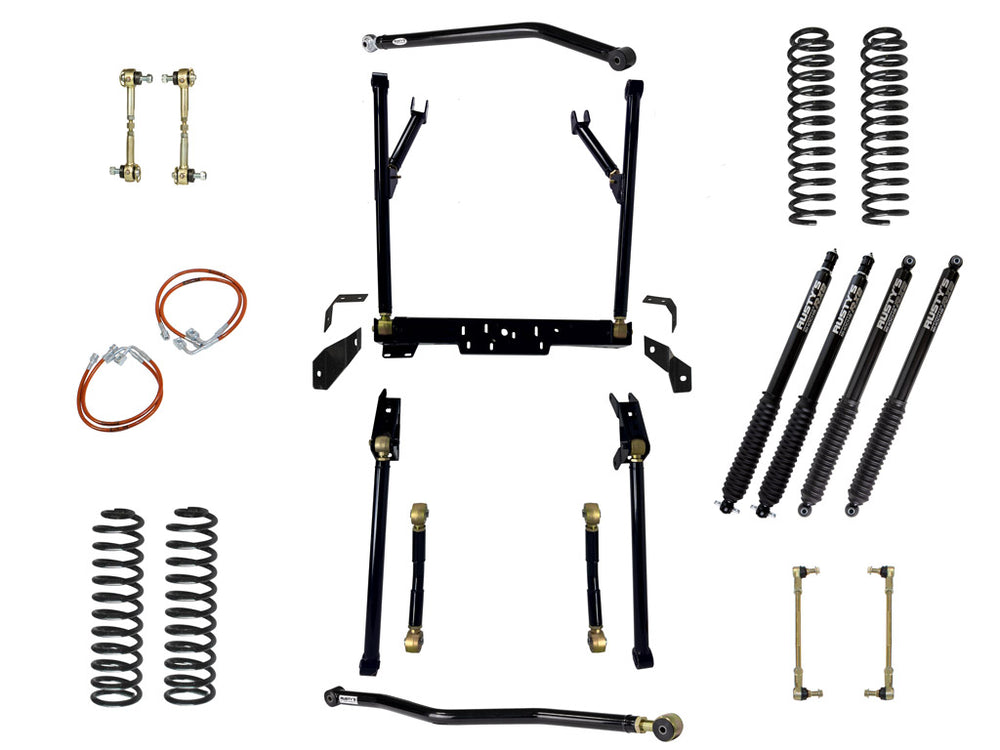 Rusty's JK Wrangler 5.75 Bolt-On Long Travel Kit Rusty's JK Wrangler 5.75 Bolt-On Long Travel Kit