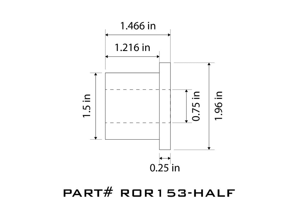 Bushing Half ROR153