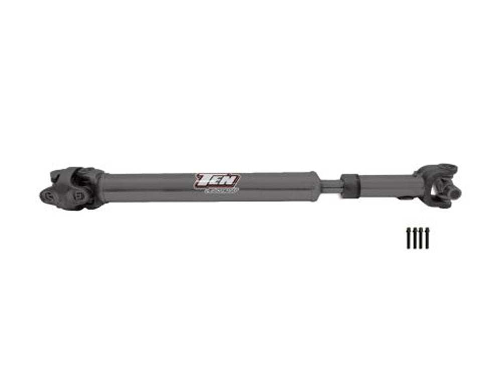 TEN Factory XJ Rear Driveshaft Kit - 1310 U-Joint Driveshaft (Must be installed with a NP231 Slip-Yoke Eliminator Kit