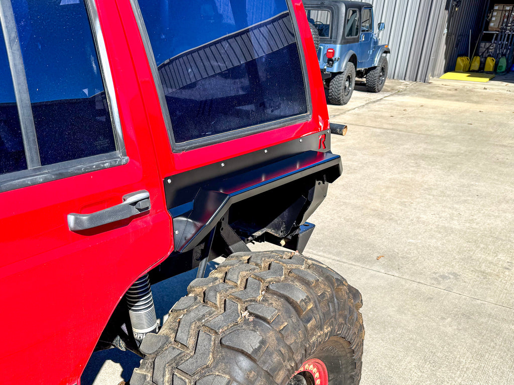 Rusty's XJ Rear Crawler High Clearance Steel Fender Flares XJ 4Door