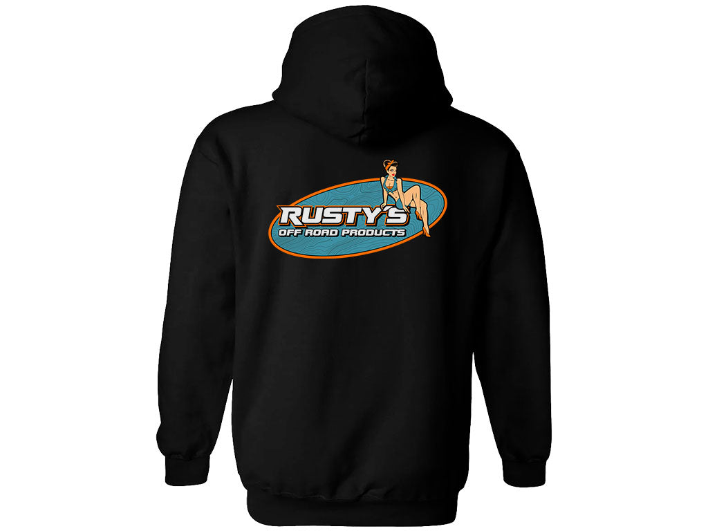 Rusty's Classic Pinup Hoodie Sweatshirt
