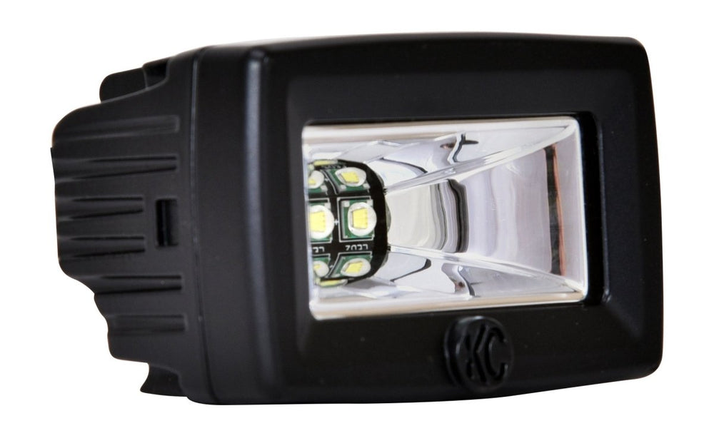 KC Hilites 2 in C-Series C2 LED - 2-Light System - 20W Flood Beam