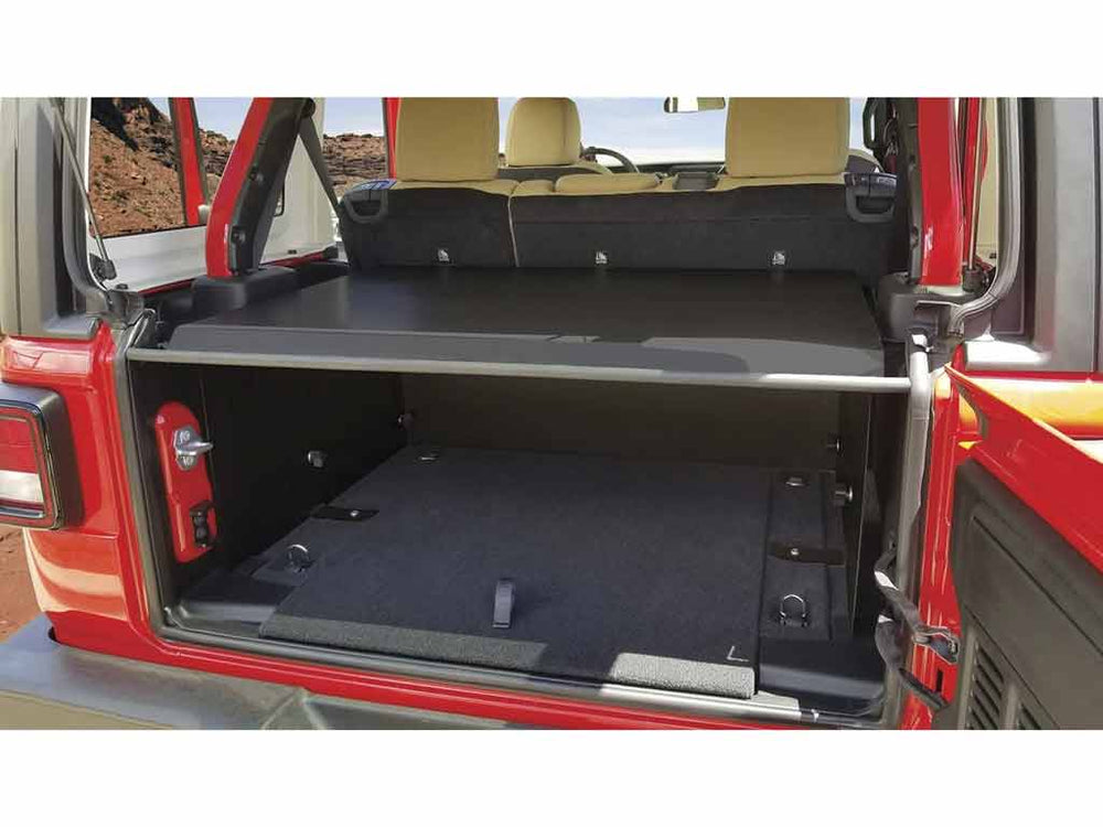 Tuffy Deluxe Cargo Area Security Enclosure - Jeep JL Wrangler w/o OEM Subwoofer