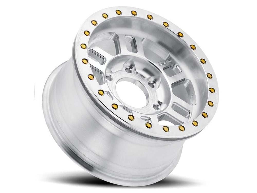 Vision Wheel - Vision 398 Manx Forged Beadlock Wheel - Machined w/ Machined Beadlock - 17 x 9.5