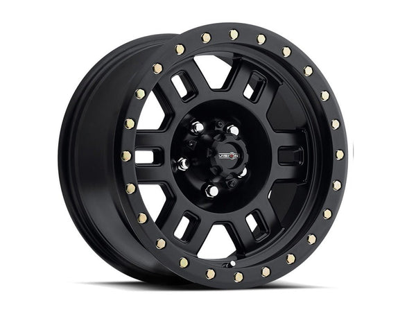 Vision 398 Manx - Matte Black - 17 X 8.5