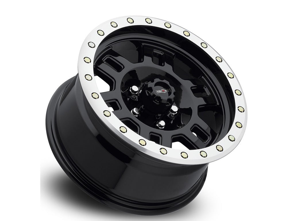 Vision 398 Manx - Gloss Black w/ Machined Lip - 17 X 8.5