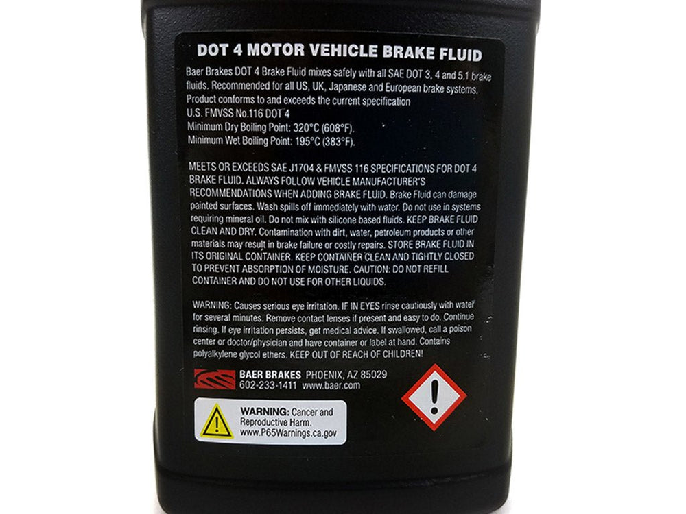 BAER Brake Systems - BAER Street/Race Dot 4 Brake Fluid