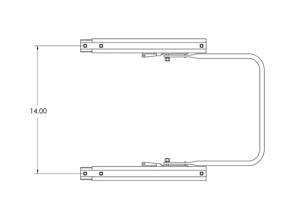 Mastercraft Seat Slides with OEM Style Tow Bar Release