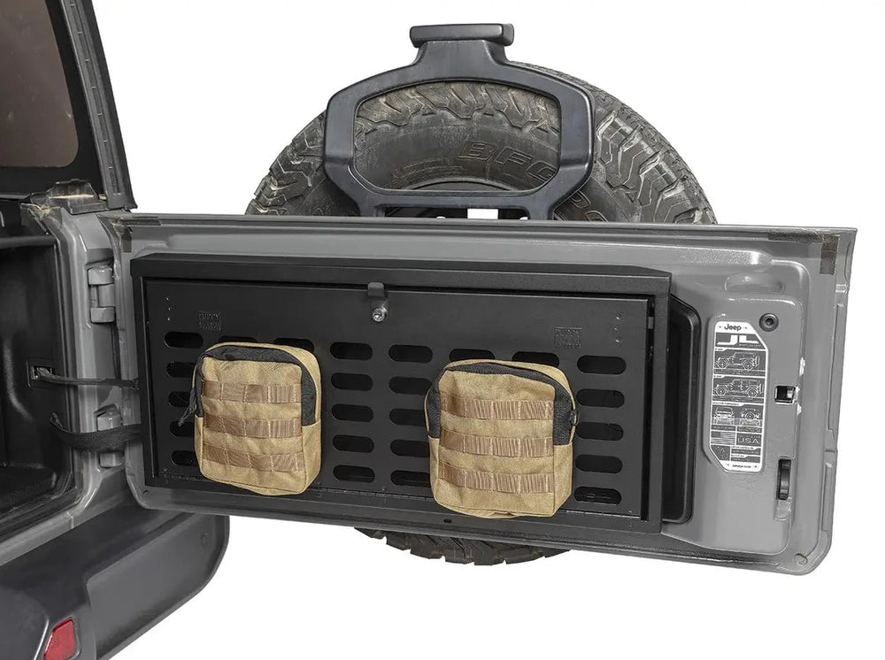 Tuffy Tailgate Security Lock Box - Molle Panel - '18-Current JL Wrangler