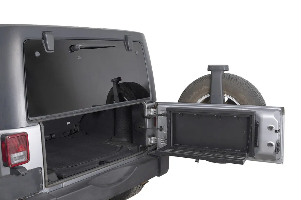 Tuffy Tailgate Security Lock Box - Molle Panel - '07-'18 JK Wrangler