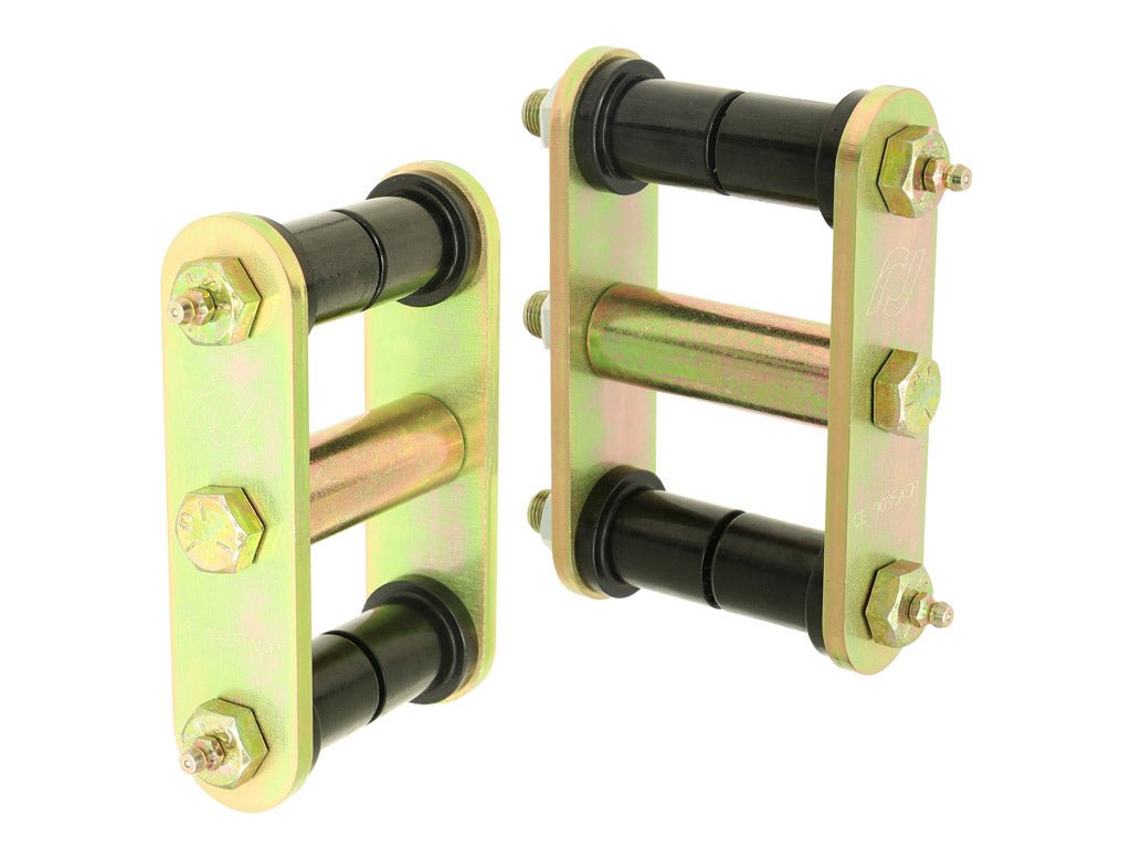 Leaf Spring Shackle Bushing Set Rear Polyurethane Black Jeep CJ Year 76 86