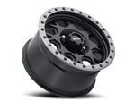 Vision Wheel - Vision GV8 Invader - Matte Black w/ Anthracite Lip - 17 X 9