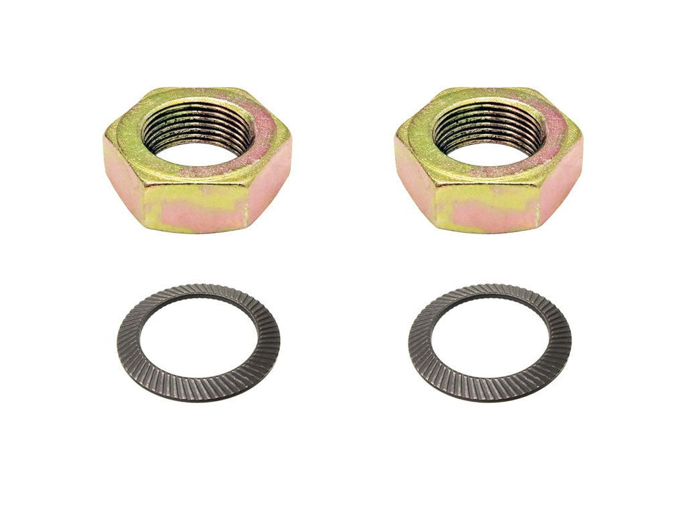 Rusty's HD Steering Jam Nut & Serrated Lock Washer Package - 1-1/4