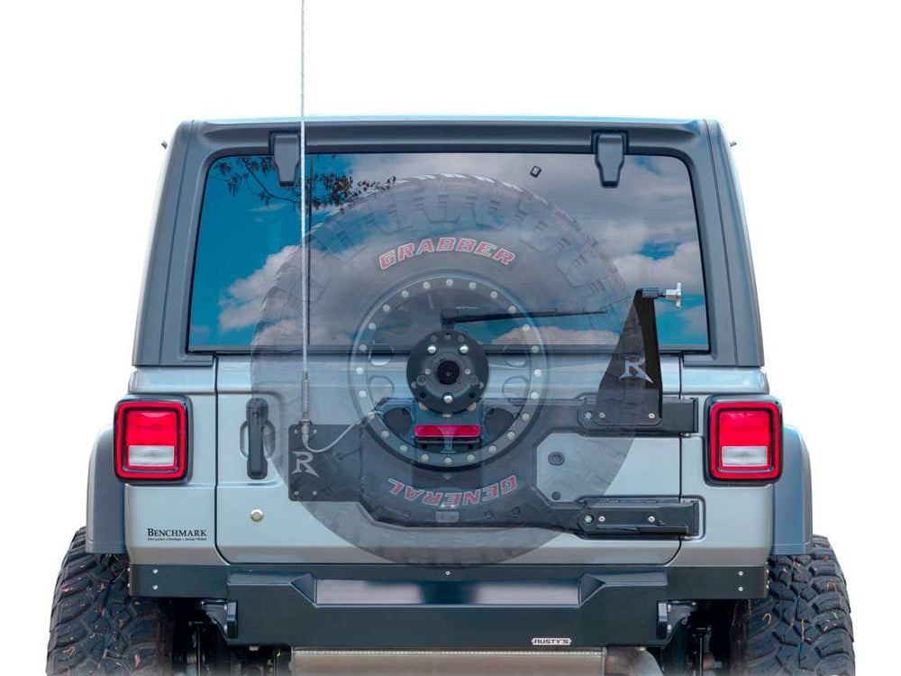 Rusty's Hi-Lift Jack Mount - JL Wrangler