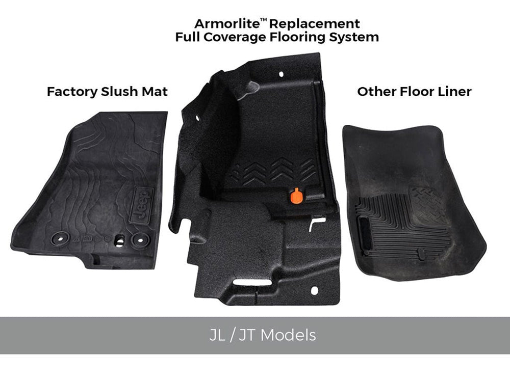 Armorlite - Armorlite Front and Rear Flooring - JLU Wrangler 4XE