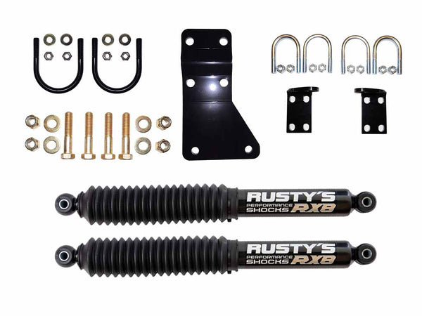 Rusty's RX-800 Monotube Series Dual Steering Stabilizer Kit for Factor