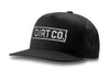 Dirt Co. - Dirt Co. Rocker Snap Back 5 Panel Twill Hat "Rocker Logo Patch" (Black)